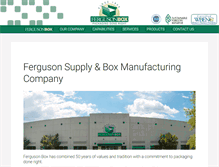 Tablet Screenshot of fergusonbox.com